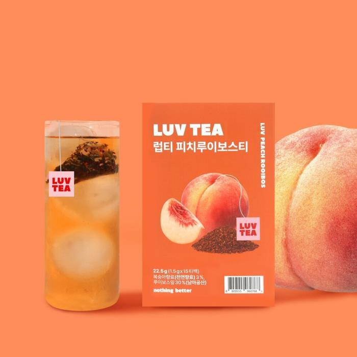 NOTHING BETTER Luv Tea #Peach Rooibos 15ea
