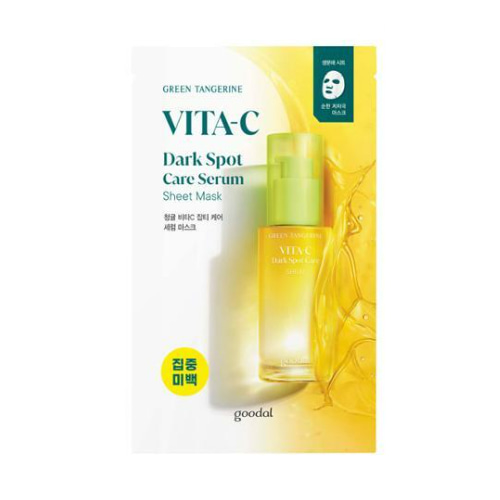 goodal Green Tangerine Vita-c Dark Spot Care Serum Sheet Mask 1ea