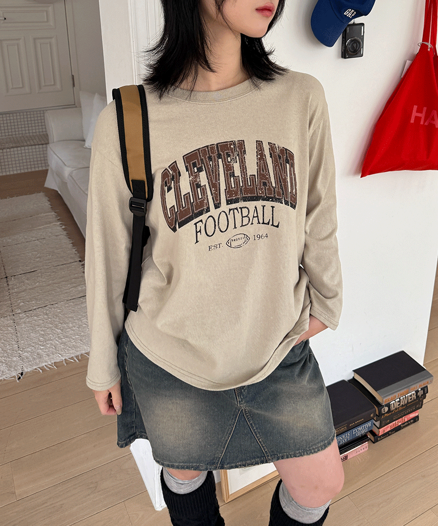  originals フットボール長袖Tシャツ韓国 フットボールTシャツTS9958 - 《大きいサイズ専門》韓国ファッション