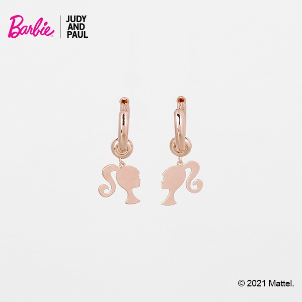 [BARBIE X JUDY AND PAUL] Barbie Silo head charm earring