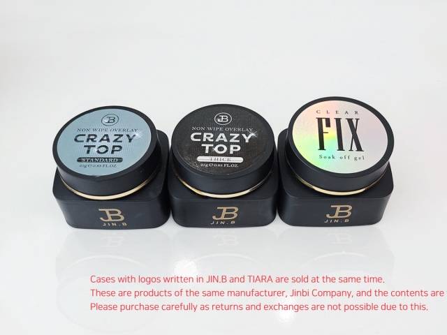 JIN.B Tiara Clear Fix Gel - 25g, Korean Nail Supply for Europe