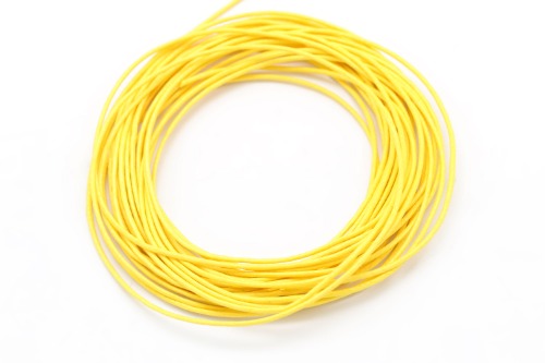 Waxed Cotton String, 5M (5.47 yd, 16.4 ft), Yellow