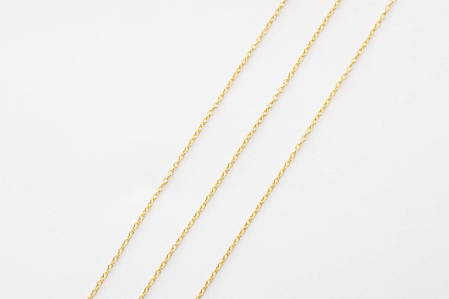 [CJ03-01]Chain 220S, Nickel free, 10m, Thin gold necklace bracelet chain, 16k gold plated copper brass, chain for necklace, 1x0.5mm
