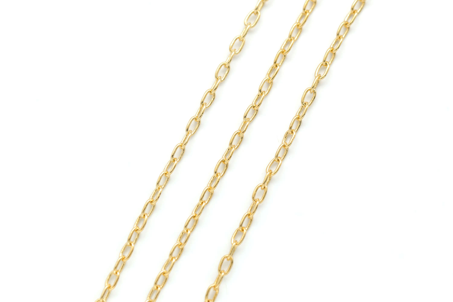 [CJ45-06]Oval Link Chain, 1m, Outer 4x3mm, 16K gold plated copper brass, Nickel free, Anklet / Bracelet / Necklace chain, Extension chain