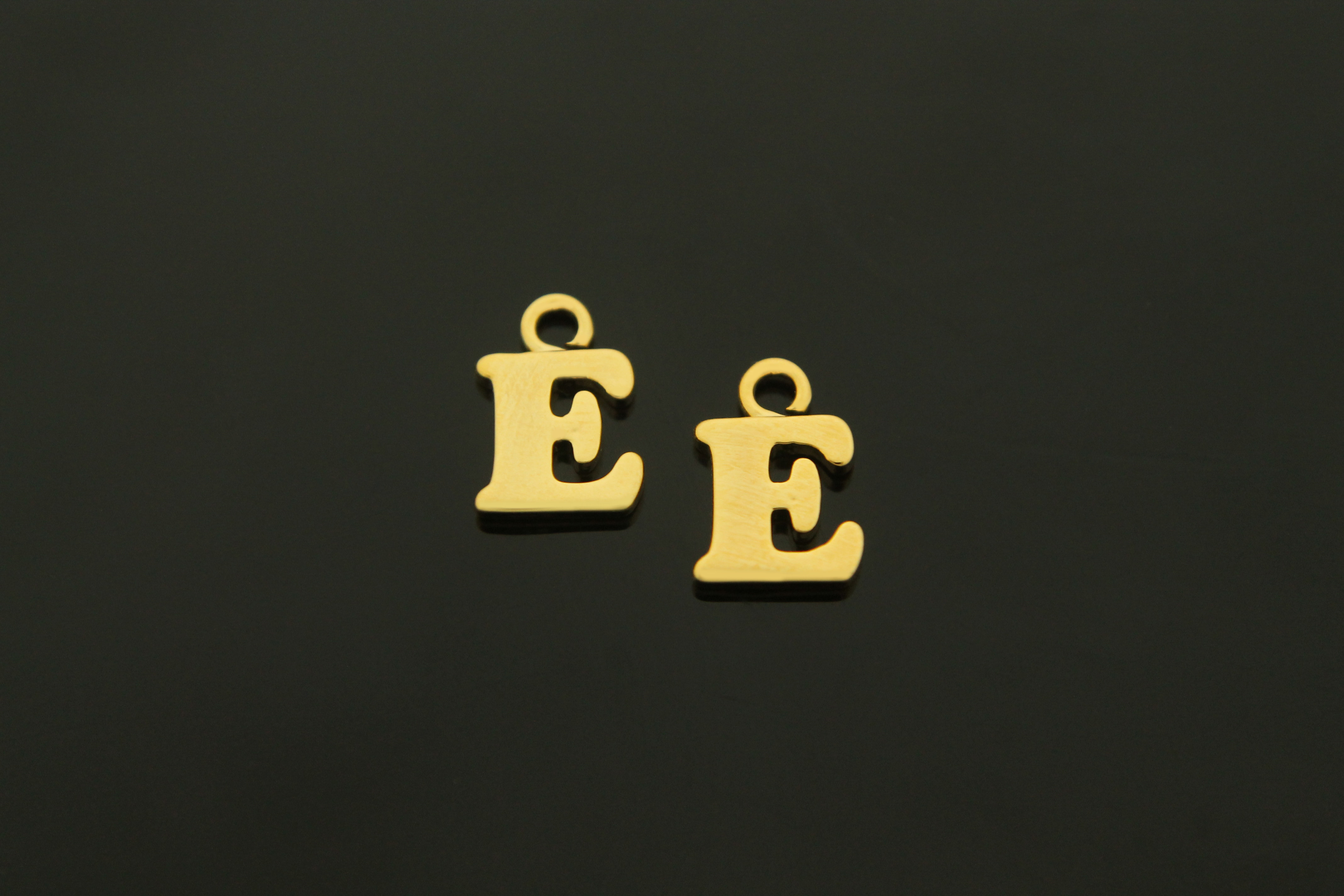 알파벳대문자(링크), AE-G4, 2개, 무니켈, 골드도금, 10mm