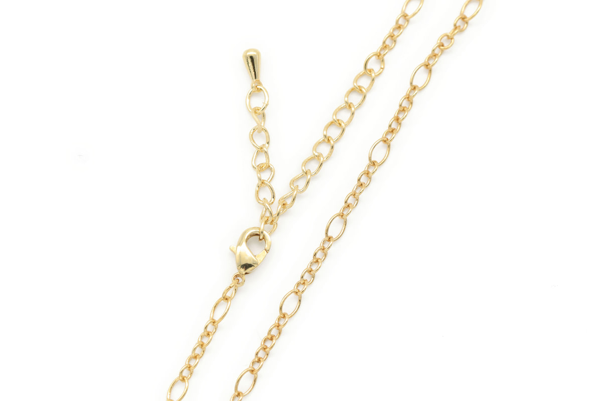 270 Figaro chain necklace, N5104-G1