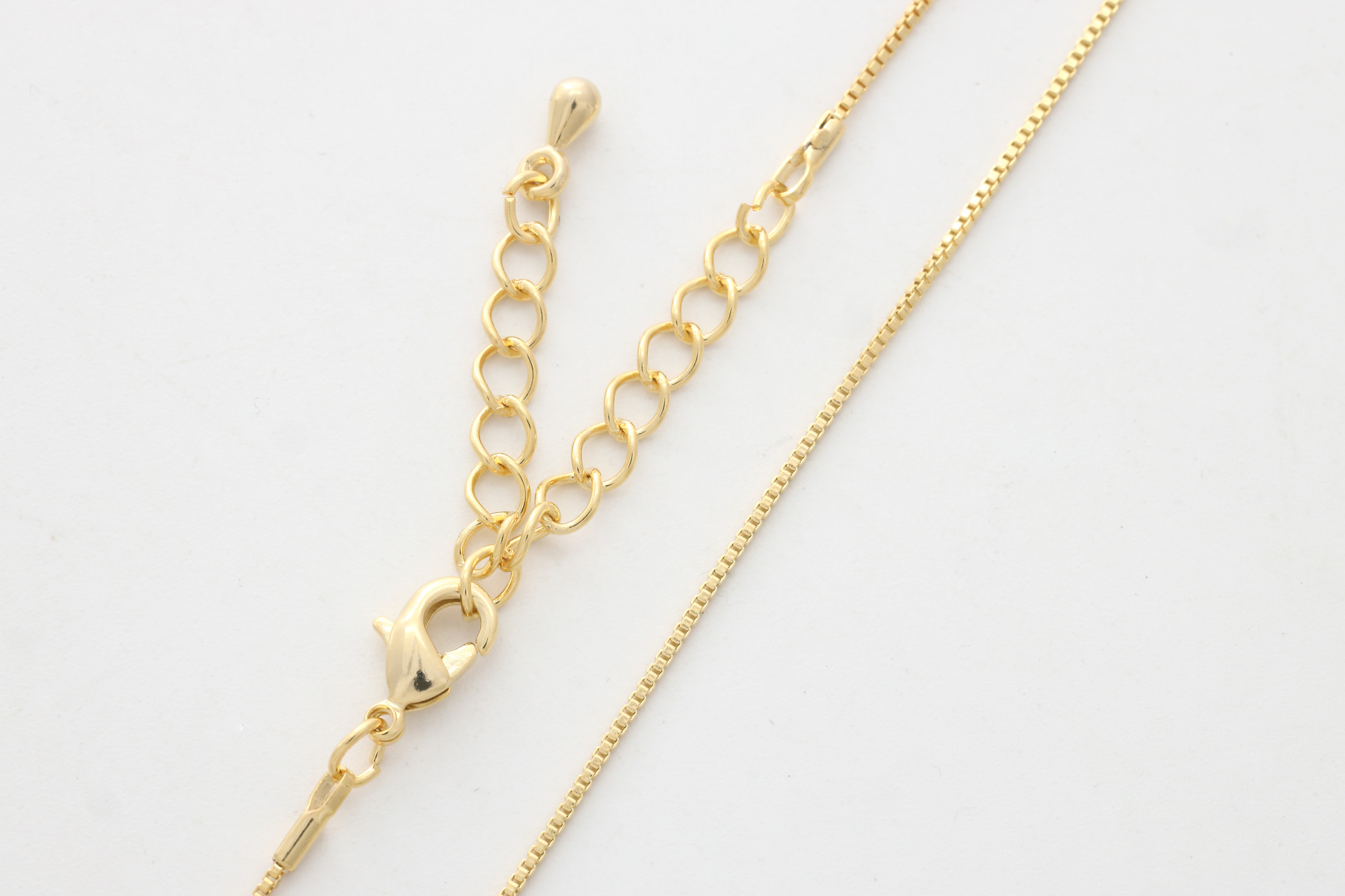Thin Box Chain Pre-made Necklace
