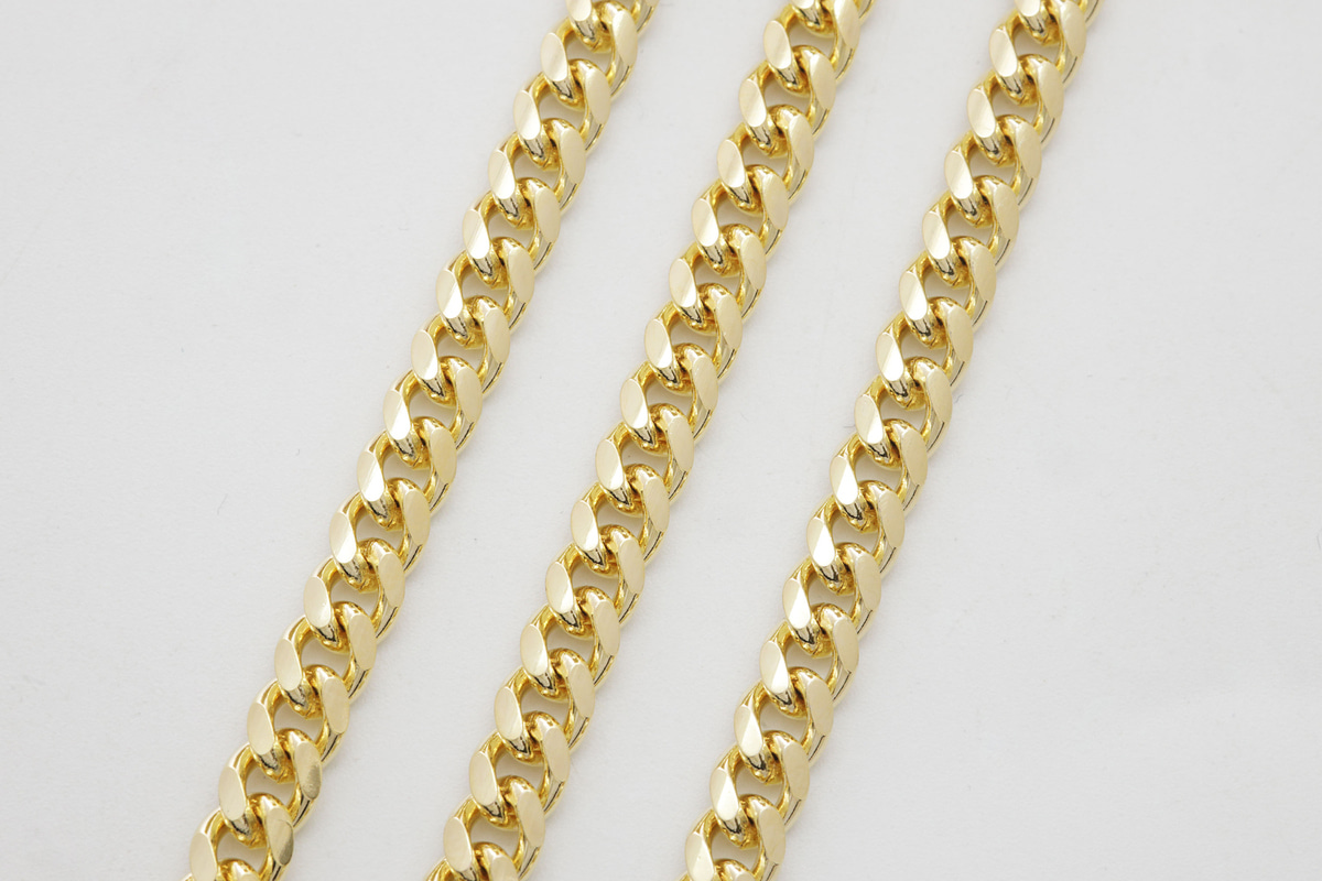 [CJ09-09] Heavy curb chain, Brass, Nickel free, Bold chain, Jewelry making supplies, Wholesale jewelry supplies, Necklace makings, 1m