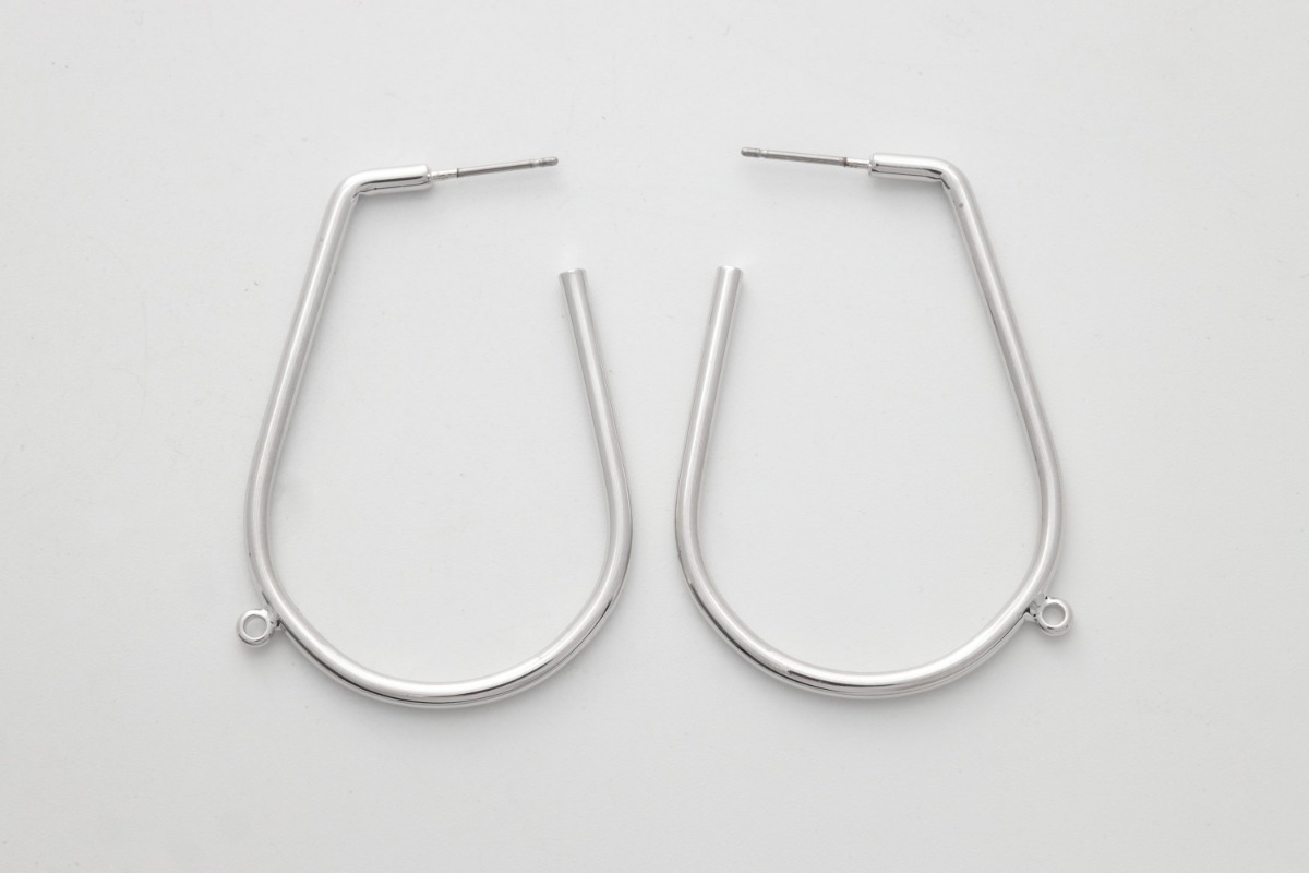 Thick Wire Earrings w/ link