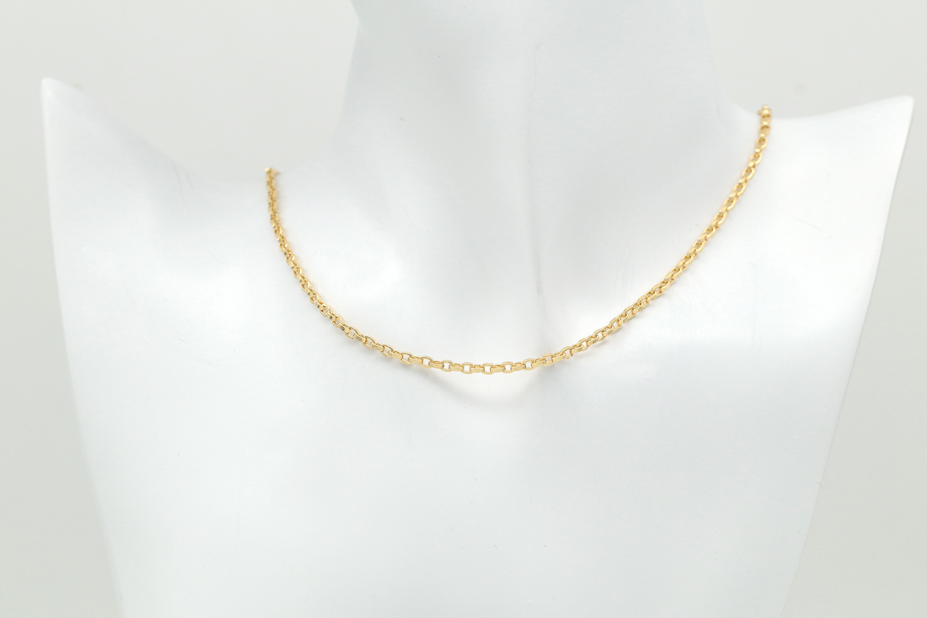 Tiny bold rolo chain necklace for charm, N5111-G1
