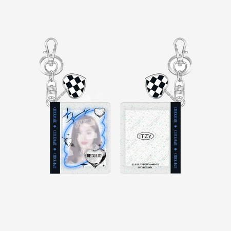 ITZY ID PICTURE KEYRING- THE 1ST WORLD TOUR CHECKMATE - JYP SHOP