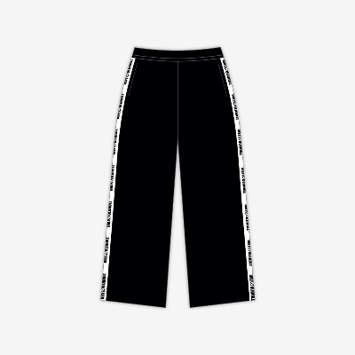 ITZY SWEAT PANTS BLACK - BORN TO BE