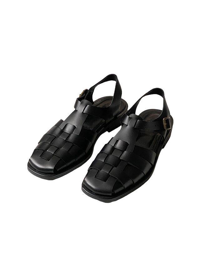 Fisherman sandal (black)