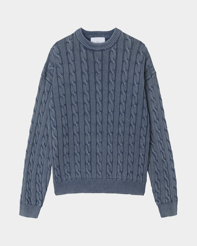 Our pigment cable knit