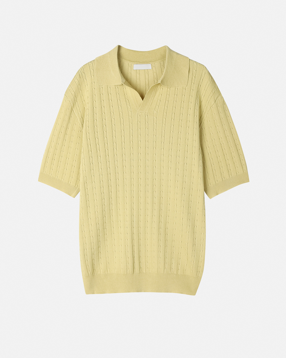 Open Collar Cable Knitwear