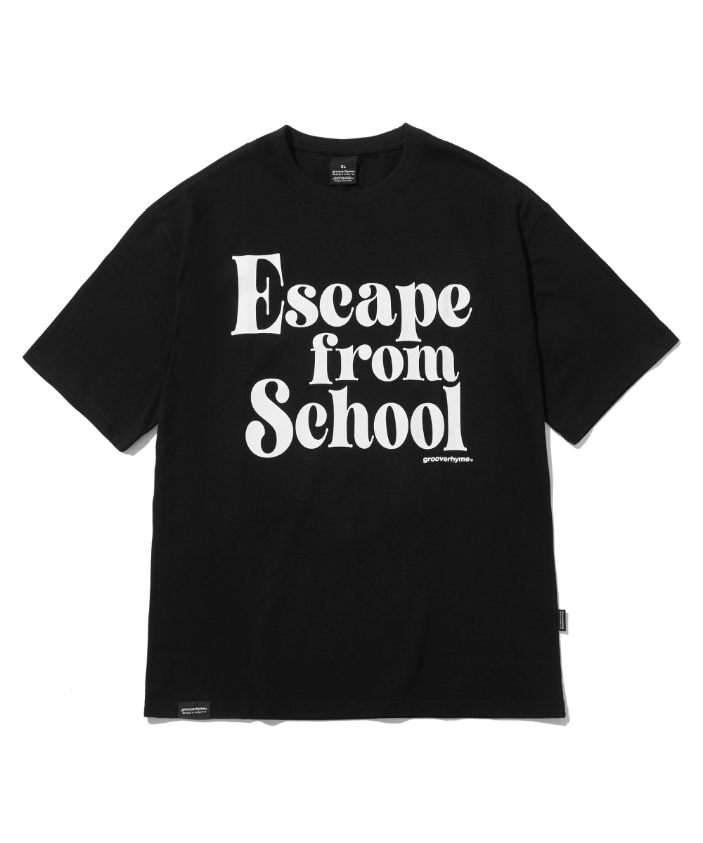 ESCAPE SCHOOL T-SHIRTS(BLACK) [LRPMCTA439MBKA]
