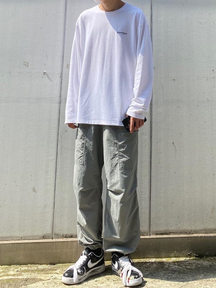NYC Location Long Sleeve T-shirts (White)