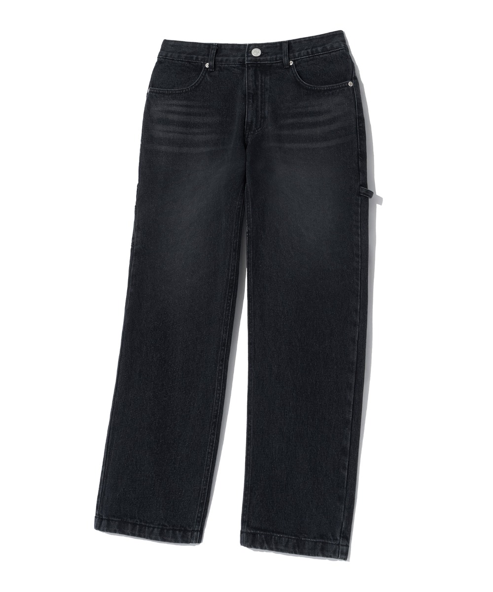 CARPENTER DENIM PANTS (BLACK) [LRRSDDS109M]