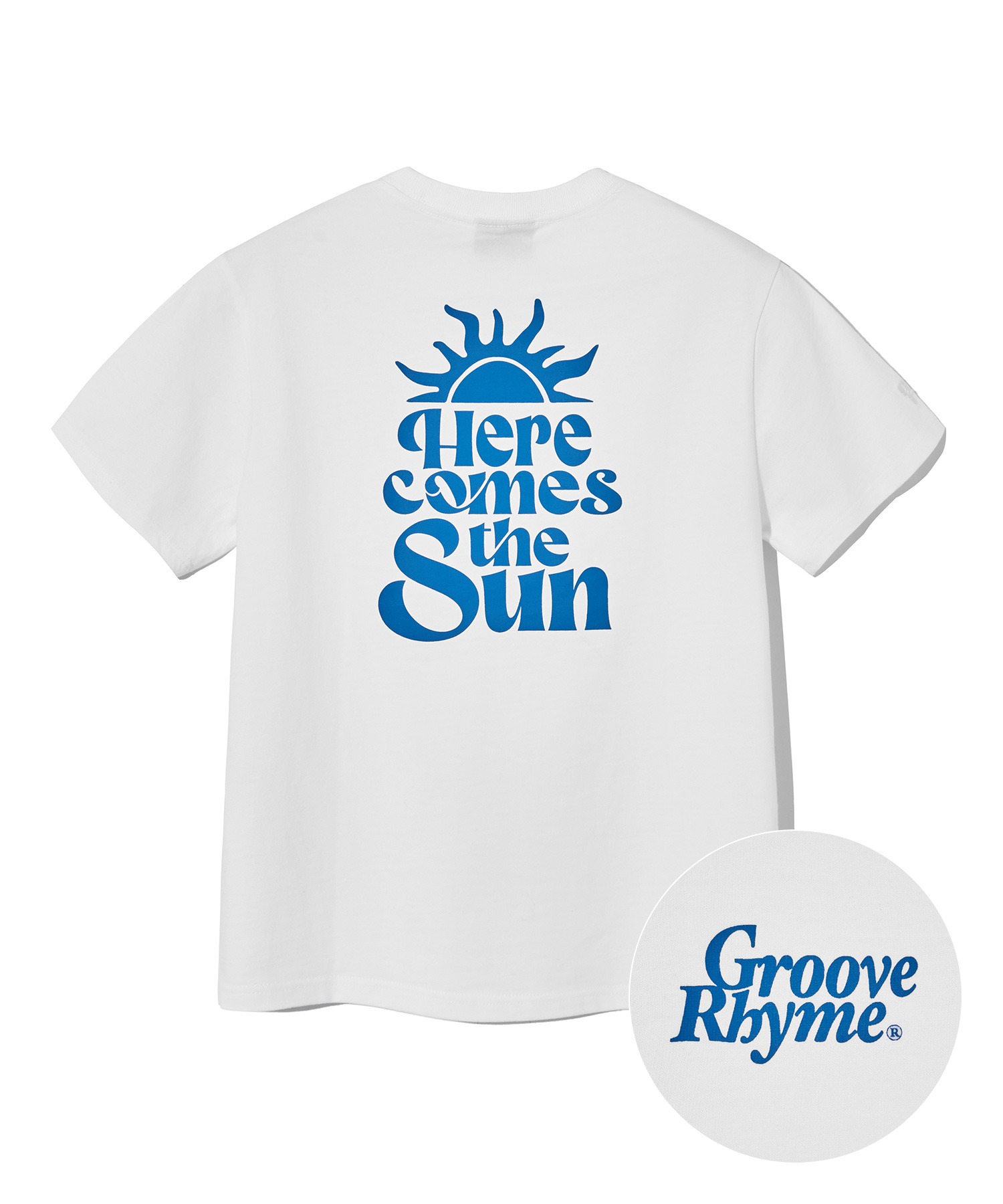 HERE COMES THE SUN T-SHIRTS (WHITE) [LRRMCTA338M]