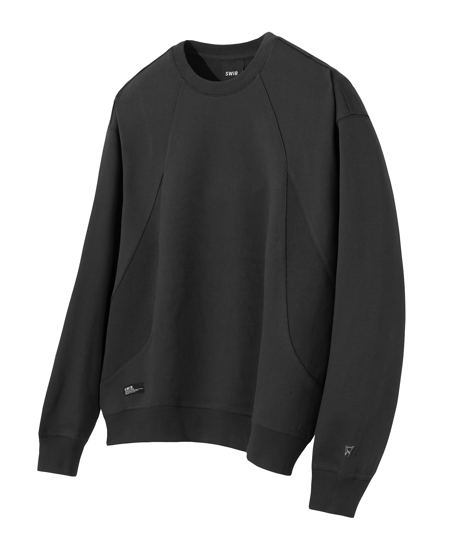 Rip Contrast Point Sweatshirt (Charcoal) [LSRSCTM110M]
