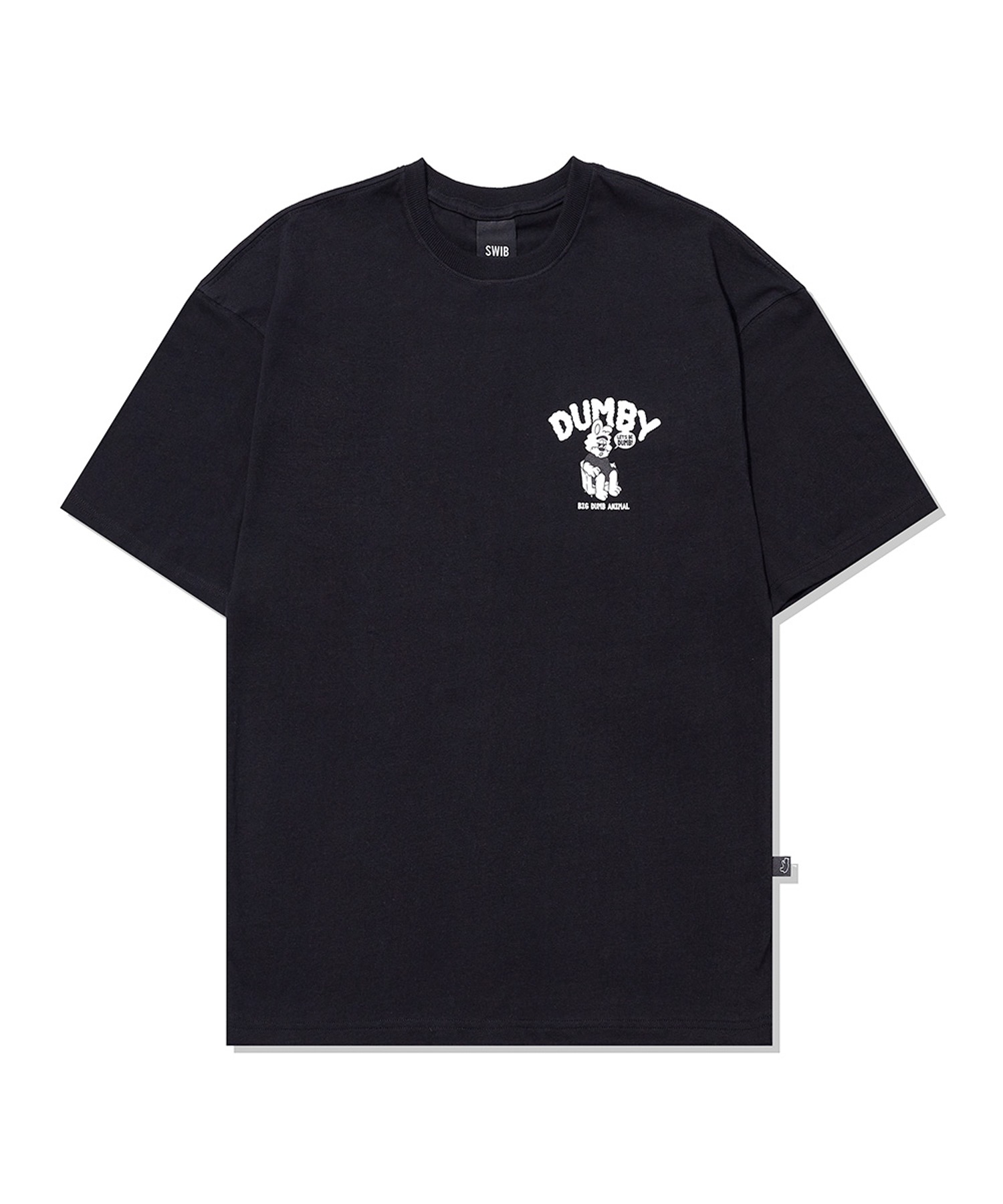 유니) 18수싱글 모노 덤비 티셔츠 (레귤러핏)(블랙) [LSSMCTR795M]