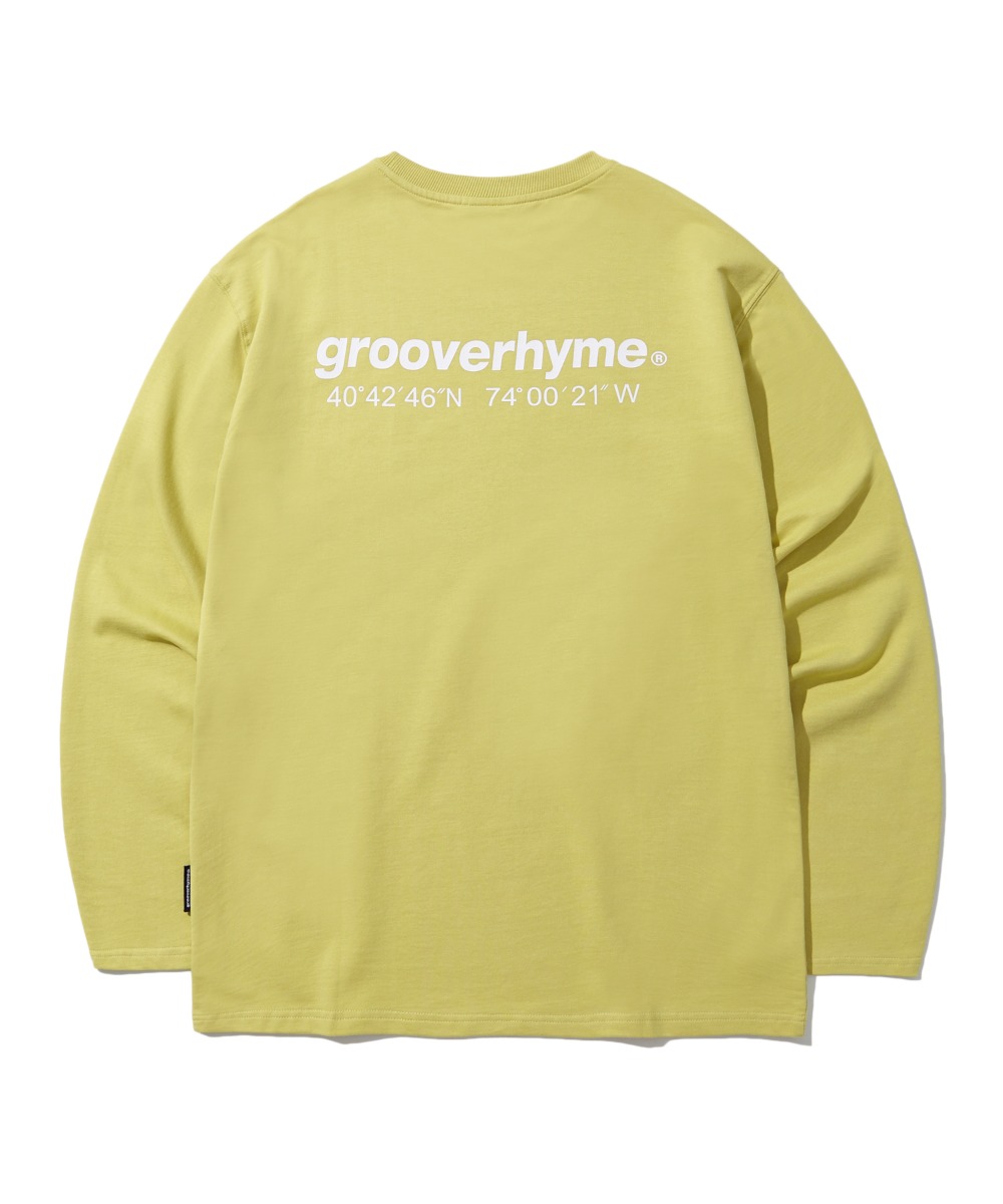 NYC LOCATION LONG SLEEVE T-SHIRTS (OLIVE) [LRSFCTR311M]