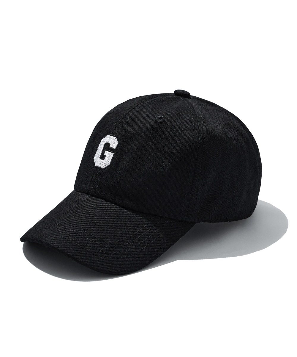 ANGULAR G LOGO BALL CAP (BLACK) [LRRMAHA005M]