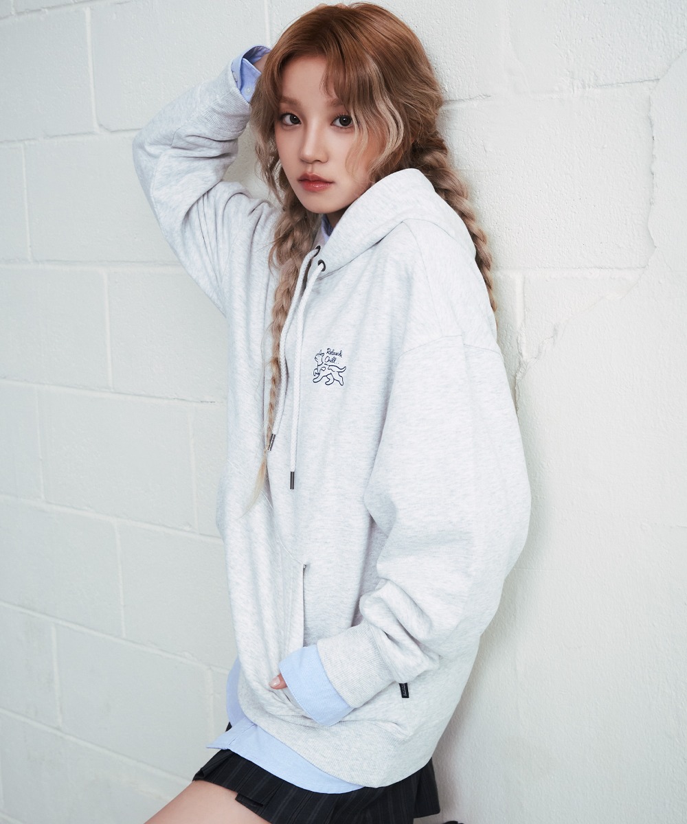 RELAX DAY HOODIE (OATMEAL GREY) [LRSFCTH724M]