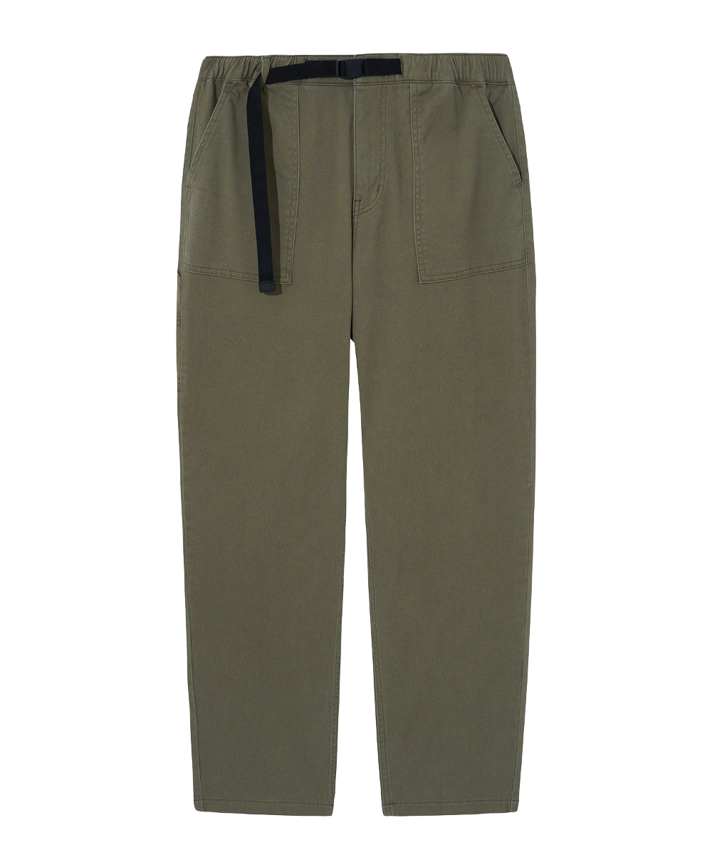Cotton Spandex Carpenter Pants (Khaki) [LSRSCPA105M]