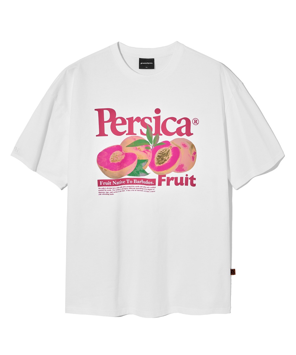 PERSICA PEACHES T-SHIRTS (WHITE) [LRRMCTA339M]