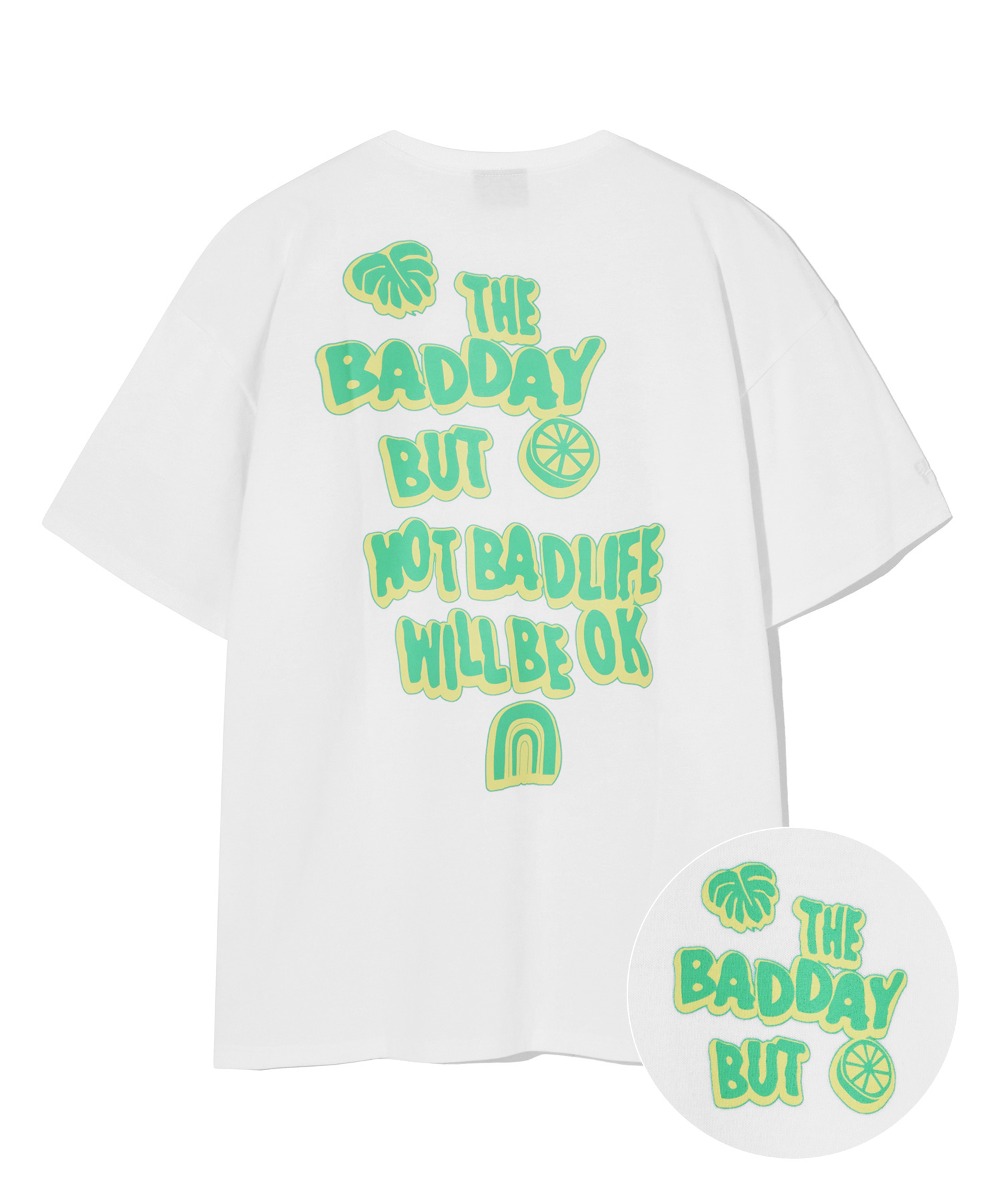 THE BADDAY BUT T-SHIRTS (WHITE) [LRRMCTA351M]