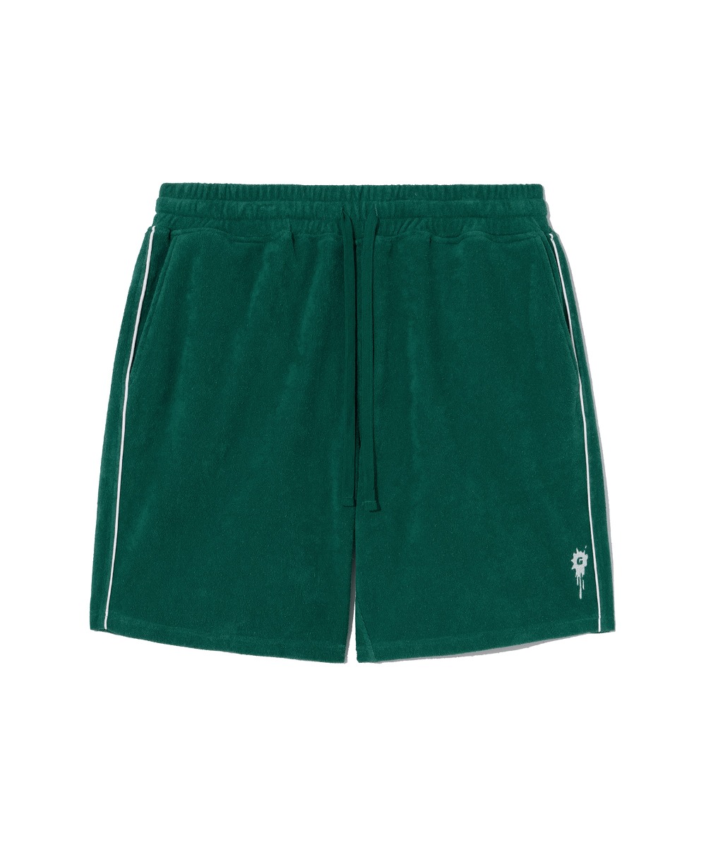 COOL TERRY VACANCE SHORTS (GREEN) [LRRMCPH310M]