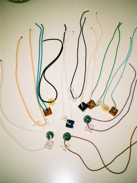 Glass Tube Necklace