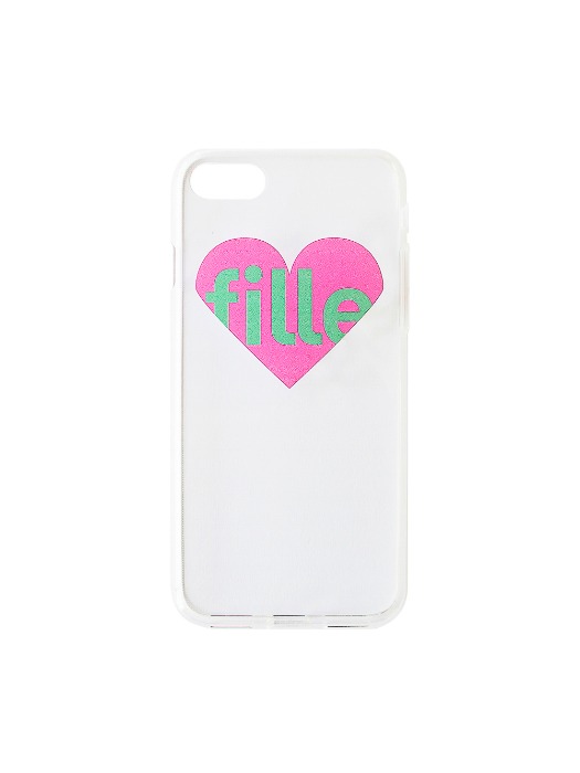 젤하드 Heart iPhone Case - Pink &amp; Mint