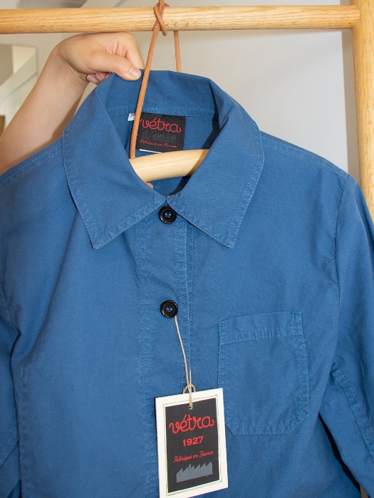 French Workwear Jacket - Light Cotton / Indigo