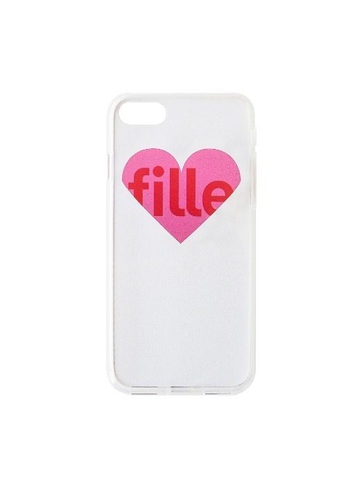 Heart Jelly iPhone Case - Pink &amp; Red