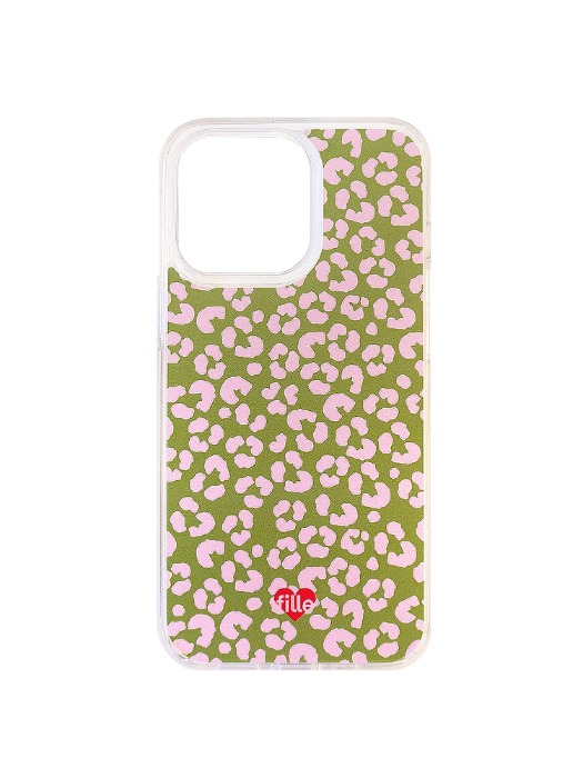 젤하드 Flower iPhone Case - Pink &amp; Green