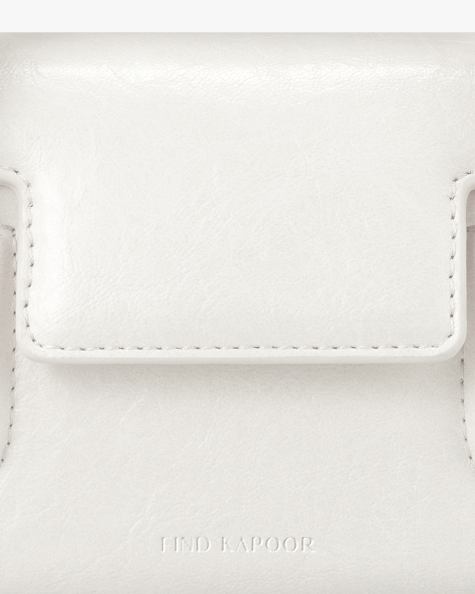 ◇FIND KAPOOR◇ Marty Bag 12 Crinkled White FINDKAPOOR - EN