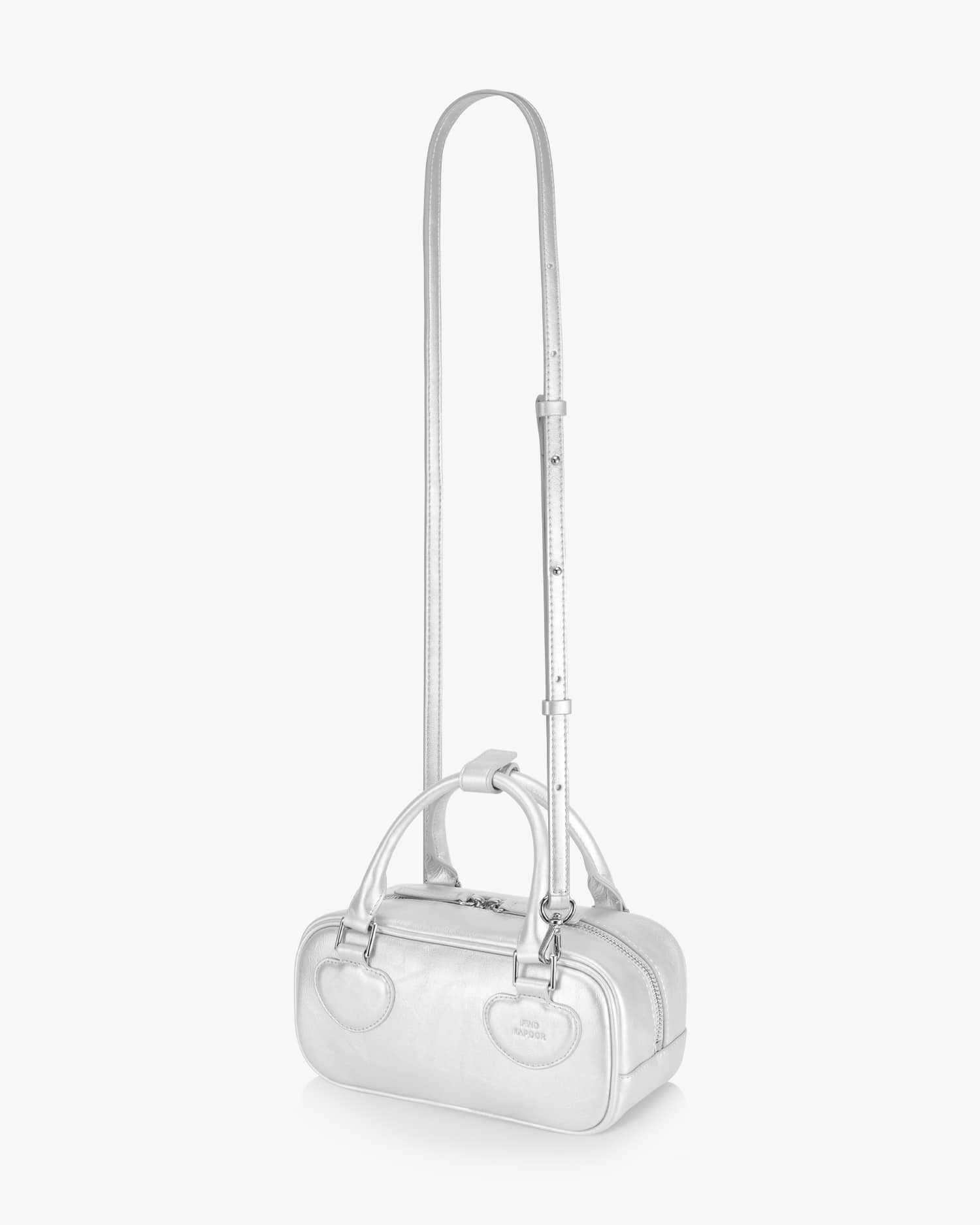 【FIND KAPOOR】HEART BLOCK BAG 22 CRINKLED - BROWN PINK FINDKAPOOR - EN