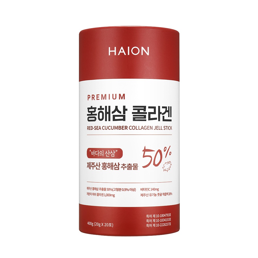HAION Premium Red Sea cucumber collagen jell stick 20g * 20ea