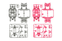 [95235] MS Chassis Set (Silver/Pink)
