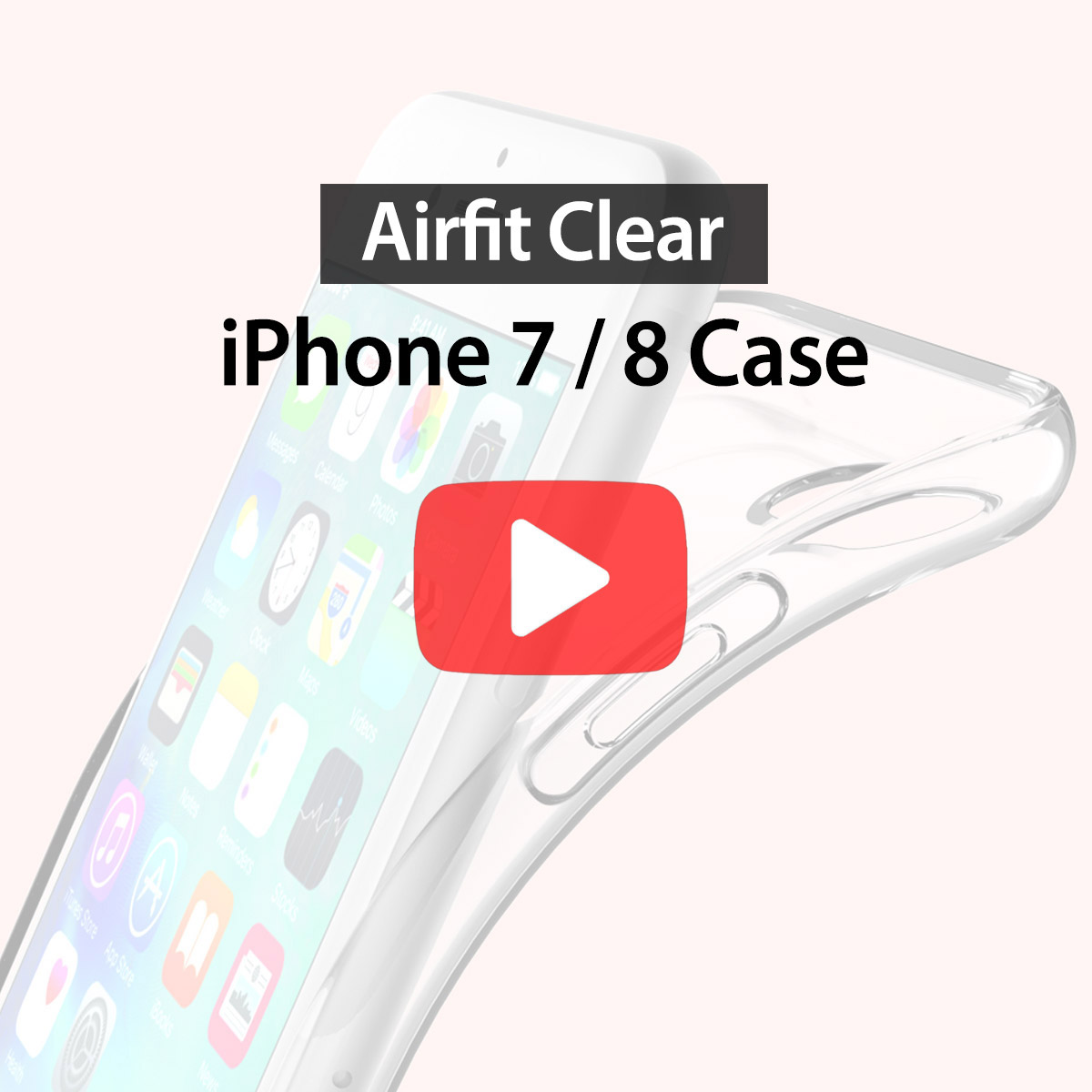 [araree]Airfit clear for iPhone 7/8
