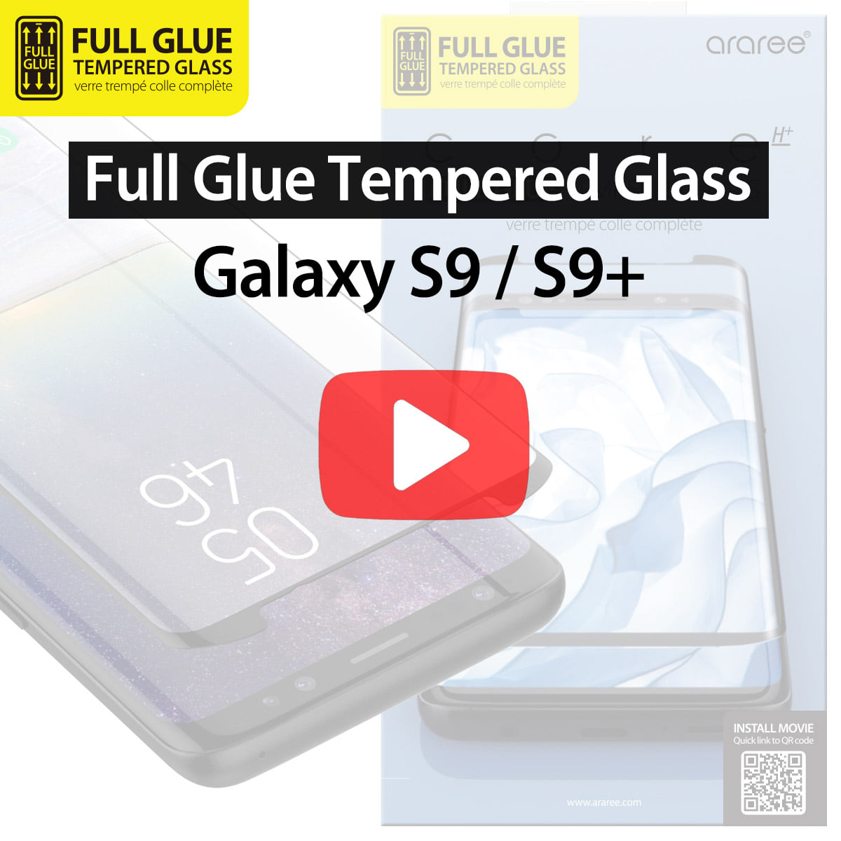 S9/S9+ core FullGlue Tempered Glass Screen Protector Install Guide