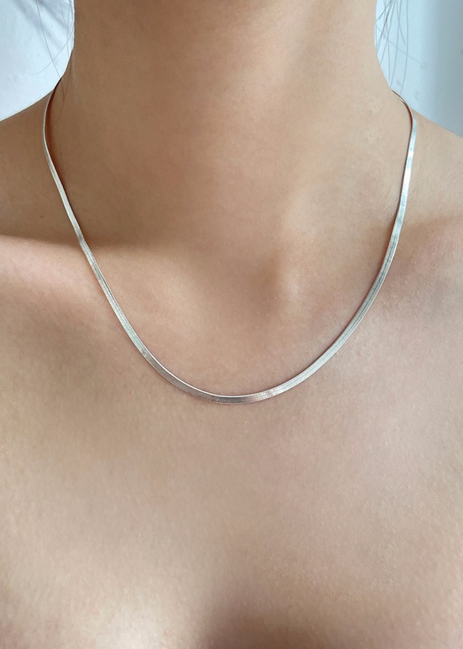 Daily silver necklace