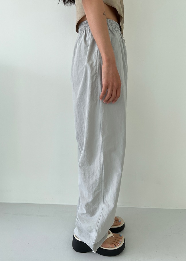 Concealed Drawstring Waist Two-Way Pants