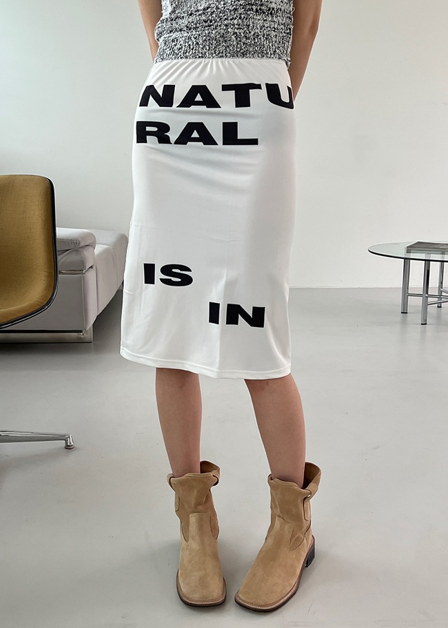 Two-Way Lettering Skirt