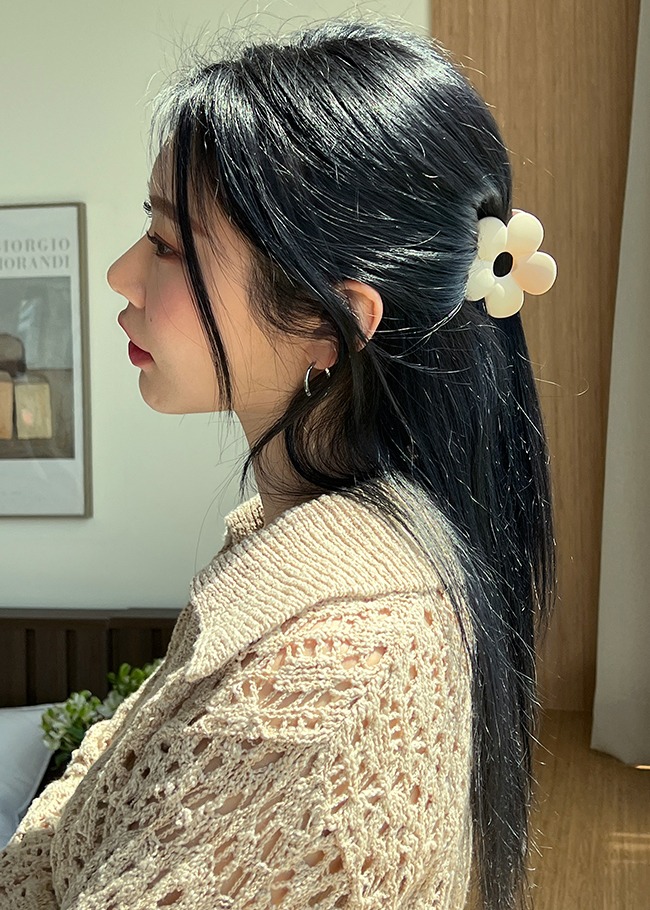 Floral Claw Hair Clip