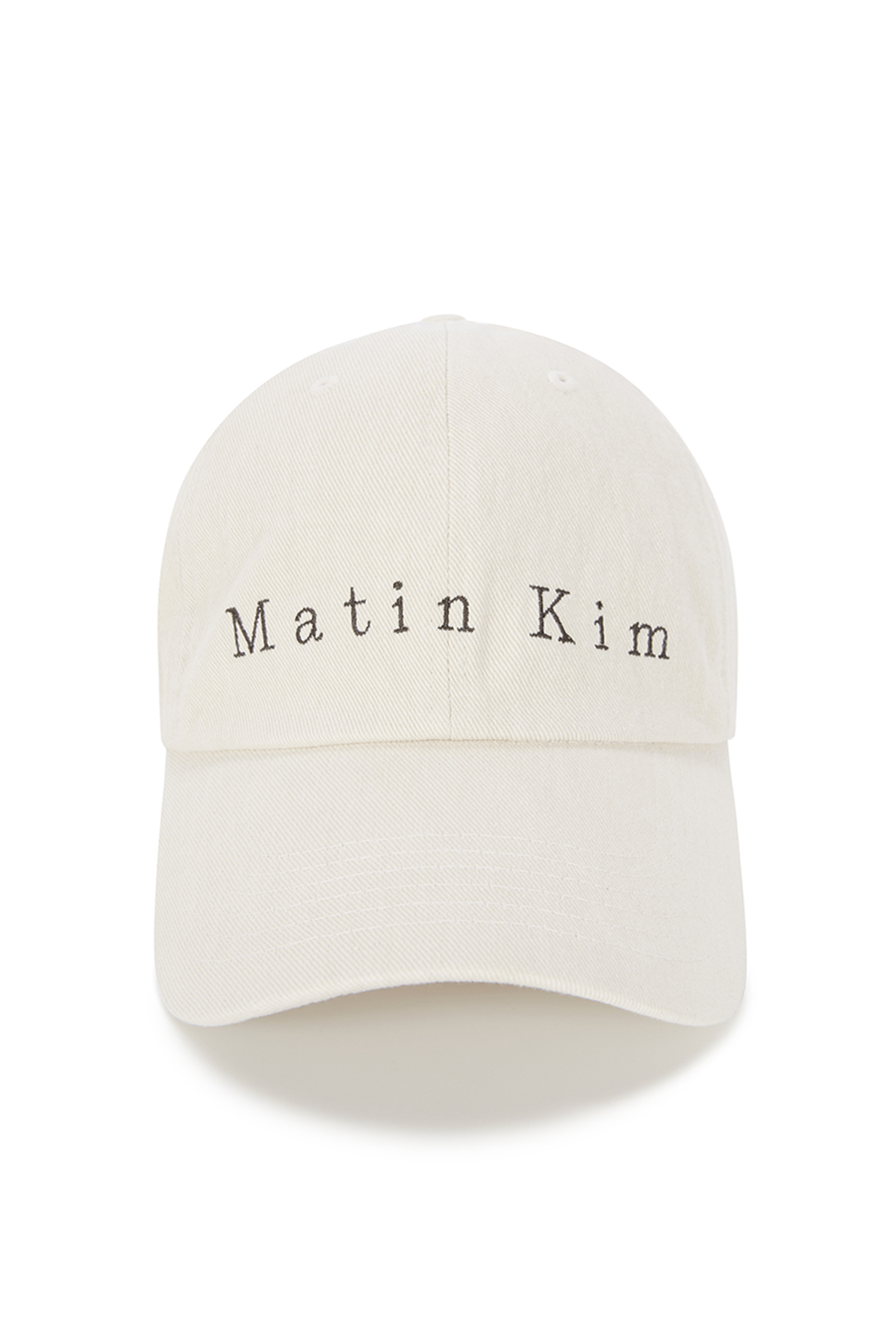 MATIN COTTON WASHED BALL CAP IN LIGHT BEIGE