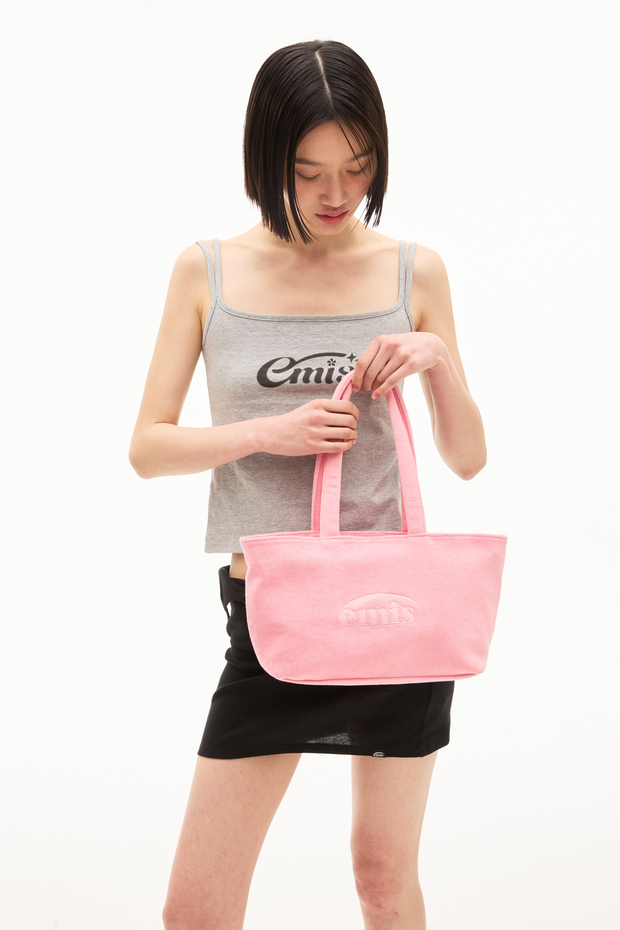 【日本未発売】EMIS GLOSSY PADDED TOTE BAG BAG - EMIS