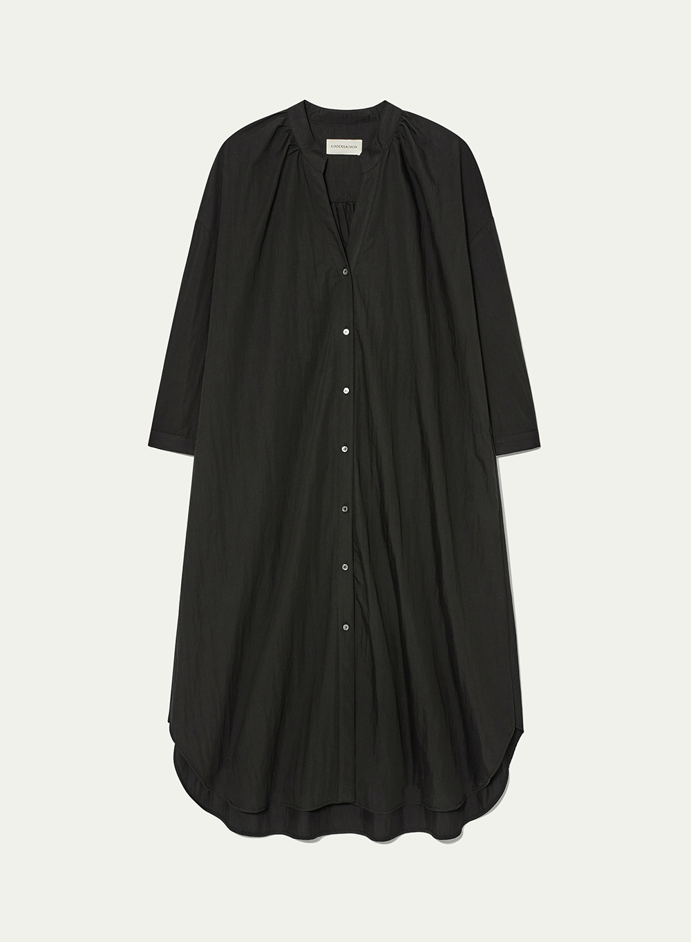 SS22 Relaxed Fit Shirt Dress Black